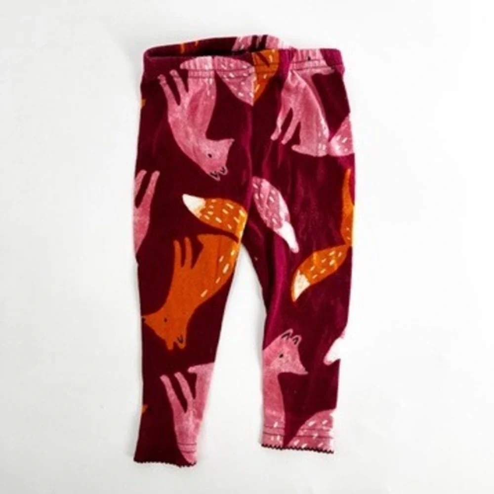Carter's 12m Fox Pajama Set Long Sleeve‎ Top Pants Toddler Girls